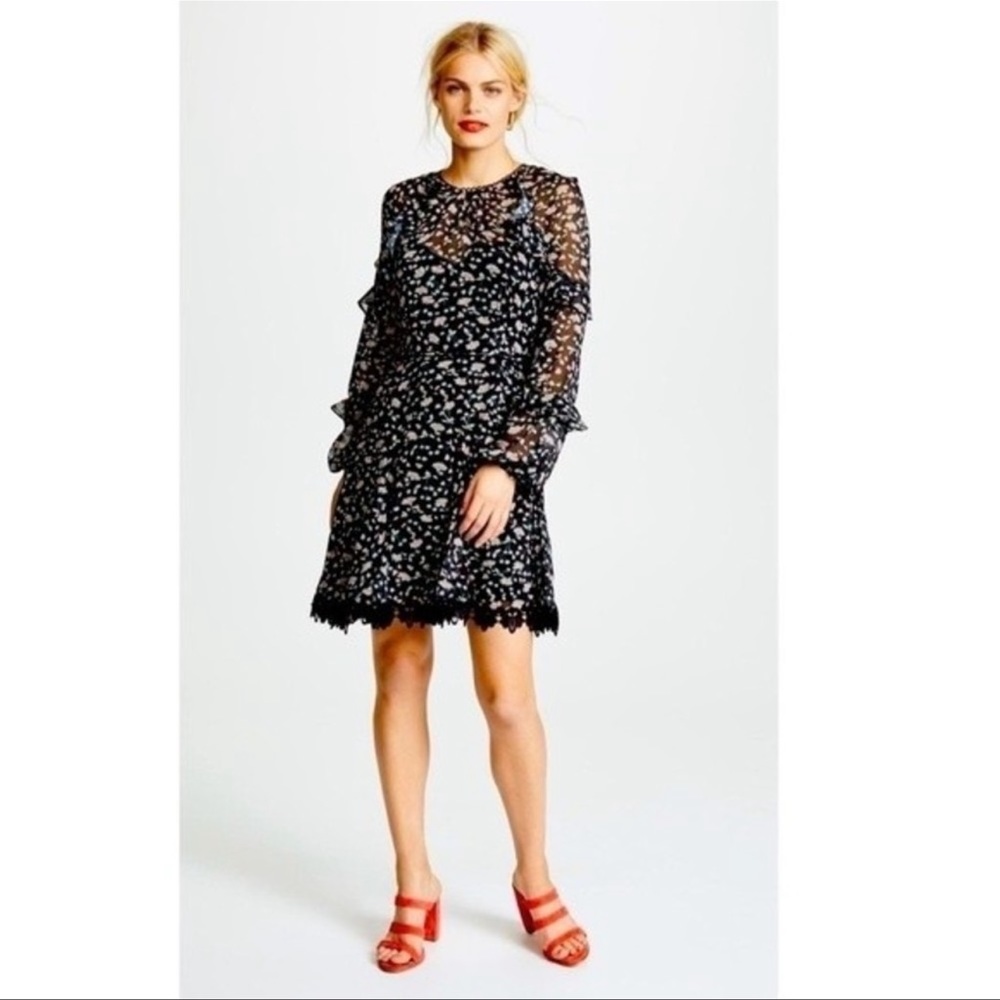 LA MAISON TALULAH Unwavering Glamour Ruffle Mini Dress
